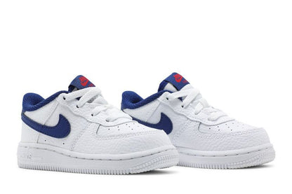 Nike Air Force 1 Low White Deep Royal Blue University Red (TD)