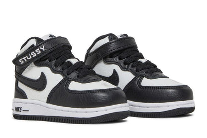 Nike Air Force 1 Mid Stussy Light Bone Black (TD)