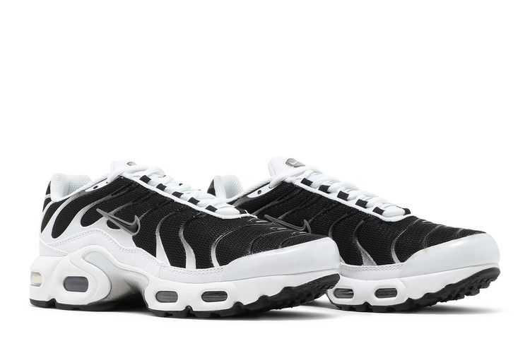 Nike Air Max Plus White Metallic Pewter Black (GS)