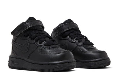 Nike Air Force 1 Mid Black Black  (TD)