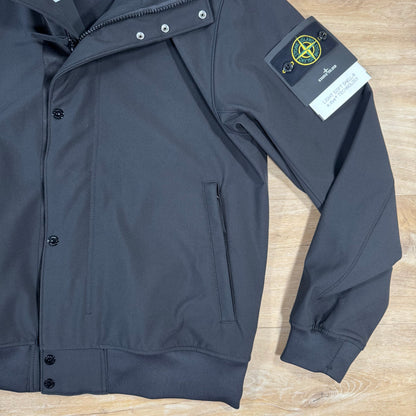 Stone Island Light Soft Shell-R Jacket in Black