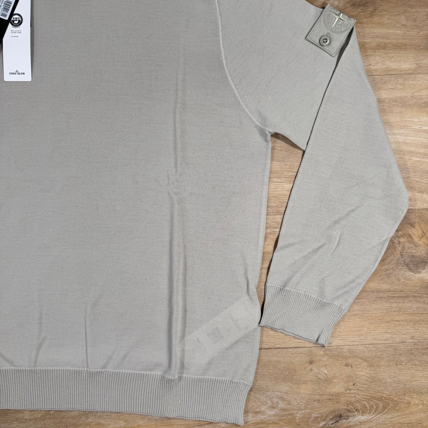 Stone Island Light Pure Wool Ghost Sweatshirt in Beige