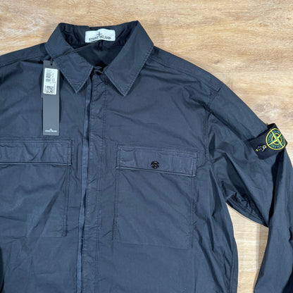 Stone Island Stretch Tela Overshirt in Navy