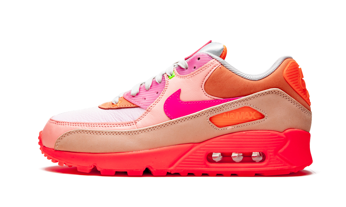 AIR MAX 90 PRM WMNS "Platinum Crimson/Bright Purple"
