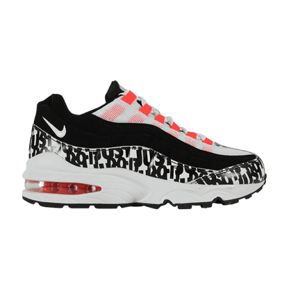 Nike Air Max 95 Print Black White Bright Crimson (GS)