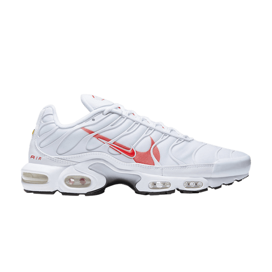 Nike Air Max Plus White Crimson Swoosh