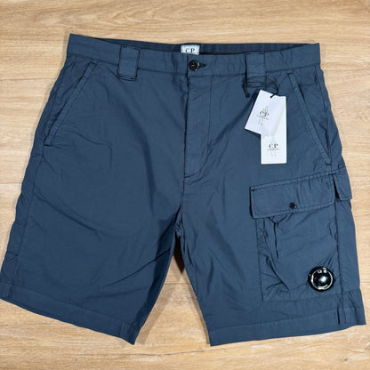 CP Company 50 Fili Stretch Cargo Shorts in India Ink