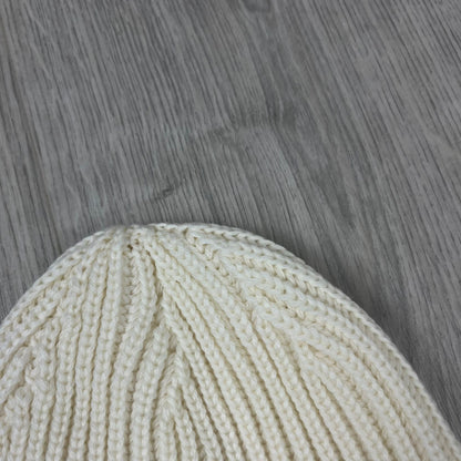 CP Company Goggle Beanie - White