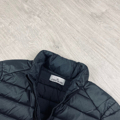 Stone Island Woven Down Jacket - Black