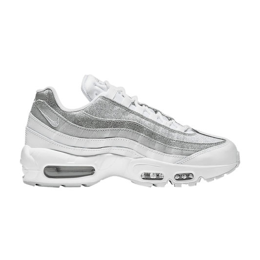 Nike Air Max 95 White Metallic Silver (Women's)