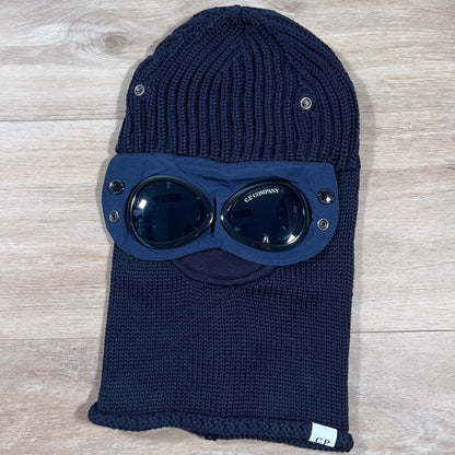 CP Company Merino Wool Goggle Balaclava in Navy