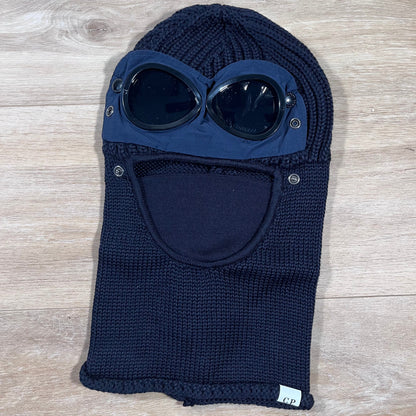 CP Company Merino Wool Goggle Balaclava in Navy