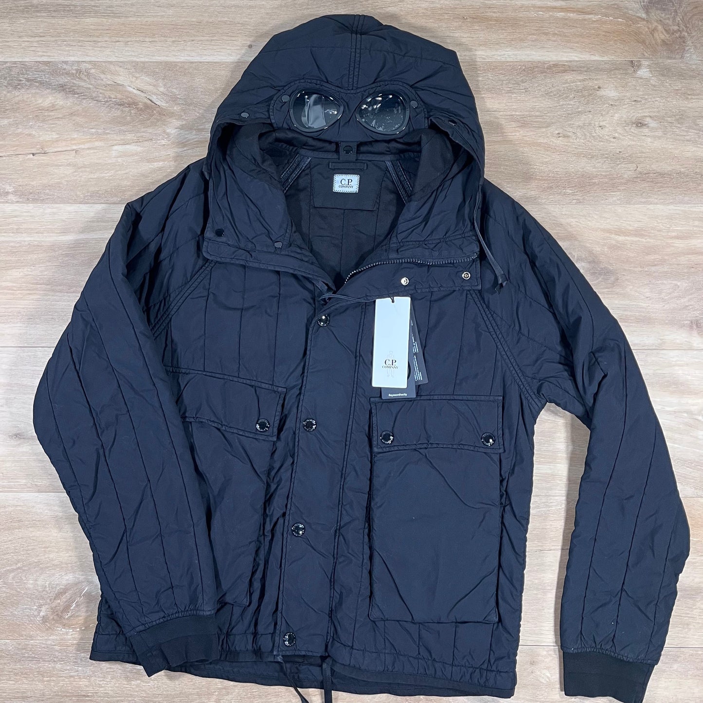 CP Company GD Liner Goggle Jacket in Black
