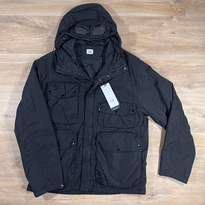 CP Company Chrome-R Goggle Jacket in Black