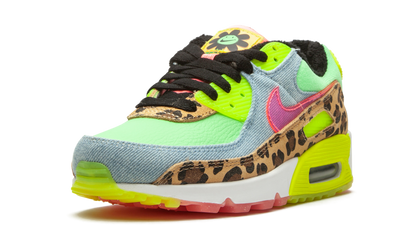 W Air Max 90 LX "Denim Leopard Print"