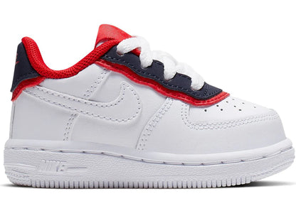 Nike Air Force 1 Low Double Layer White Obsidian Red (TD)