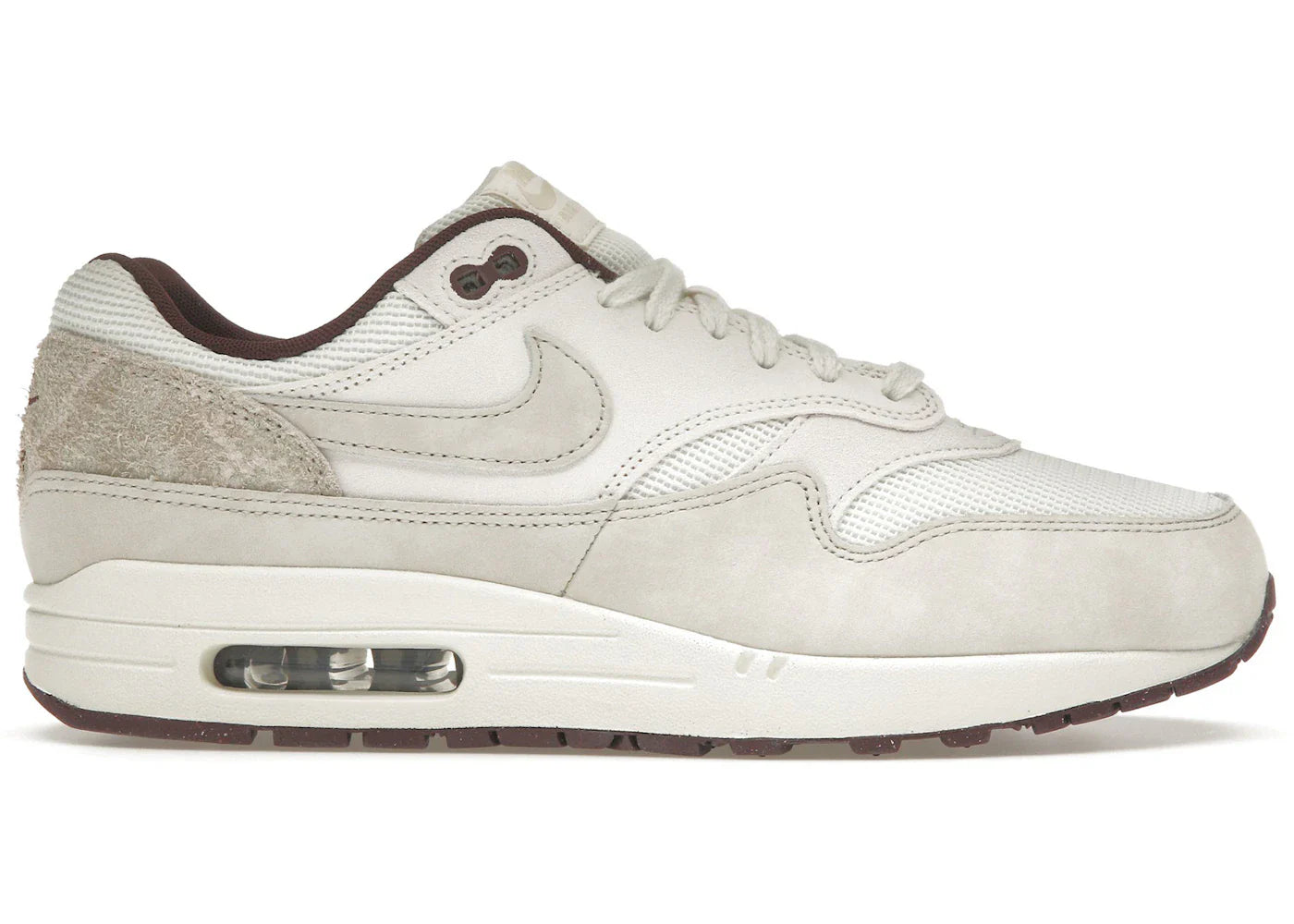 Nike Air Max 1 Sail Burgundy Crush