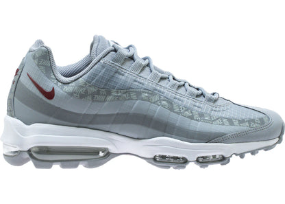 Nike Air Max 95 Ultra Wolf Grey Red Crush