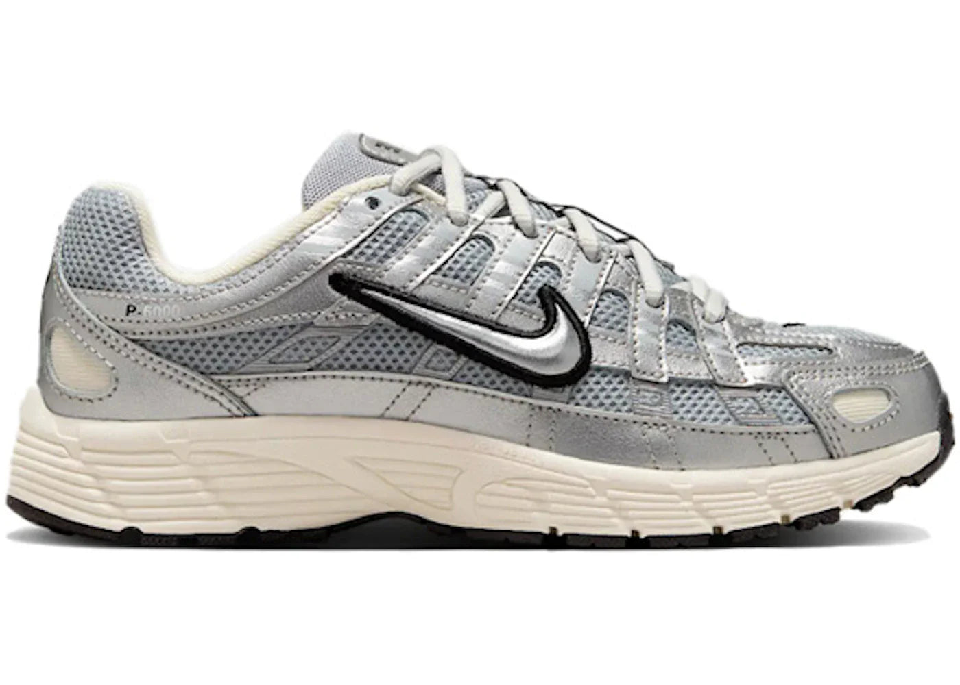 Nike P-6000 Metallic Silver Black (GS)