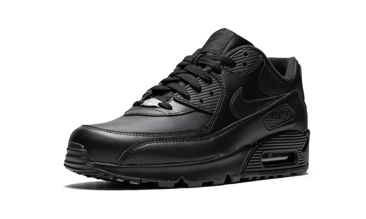Air Max 90 Leather "Triple Black"