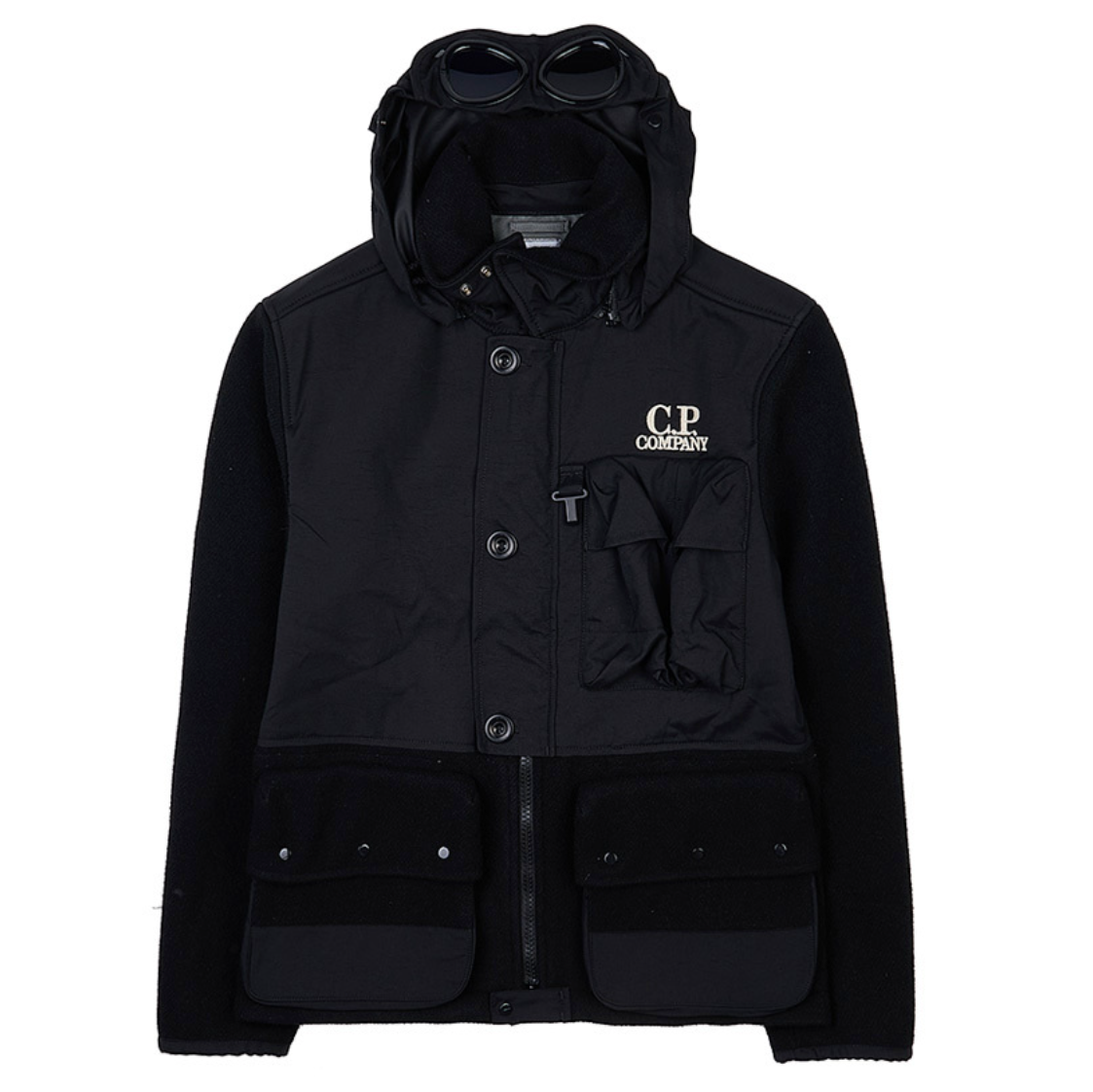CP Company Duffel Goggle Jacket - Black