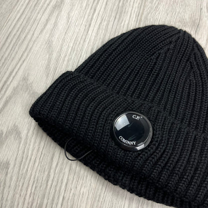 CP Company Lens Beanie - Black