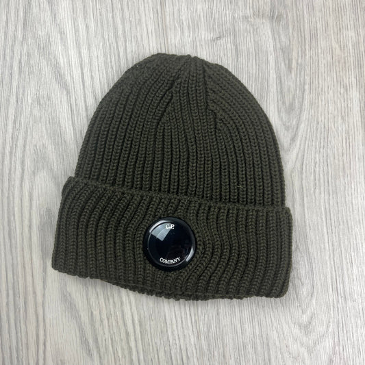 CP Company Lens Beanie - Ivy Green