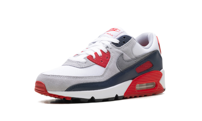 AIR MAX 90 "White/Cool Grey-university Red"