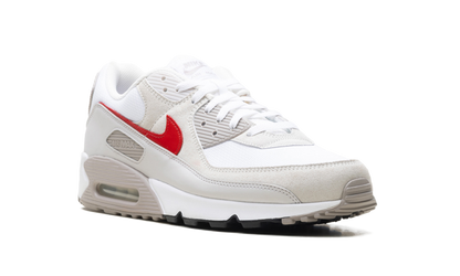 Air Max 90 "White College Grey Vast Grey University Red"
