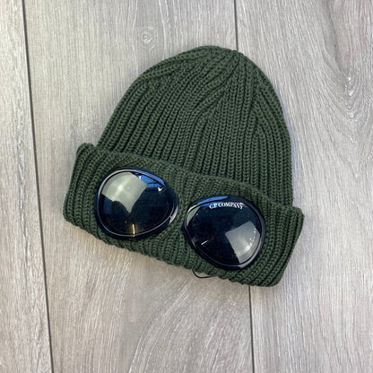 CP Company Goggle Beanie - Ivy Green