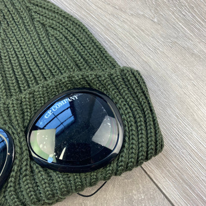 CP Company Goggle Beanie - Ivy Green