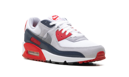 AIR MAX 90 "White/Cool Grey-university Red"