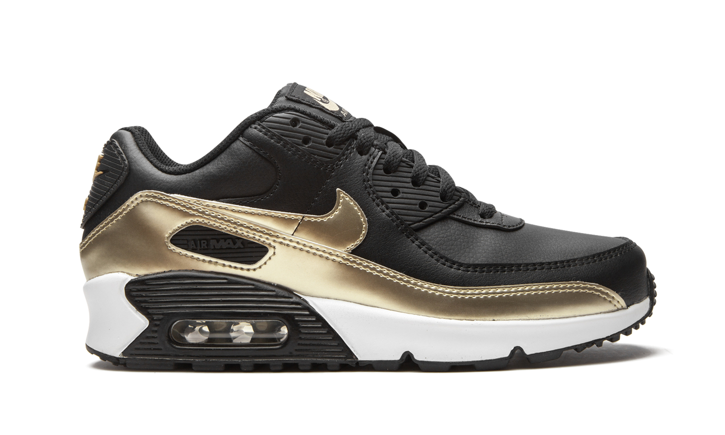 Air Max 90 LTR GS "Black / Metallic Gold"