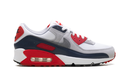 AIR MAX 90 "White/Cool Grey-university Red"