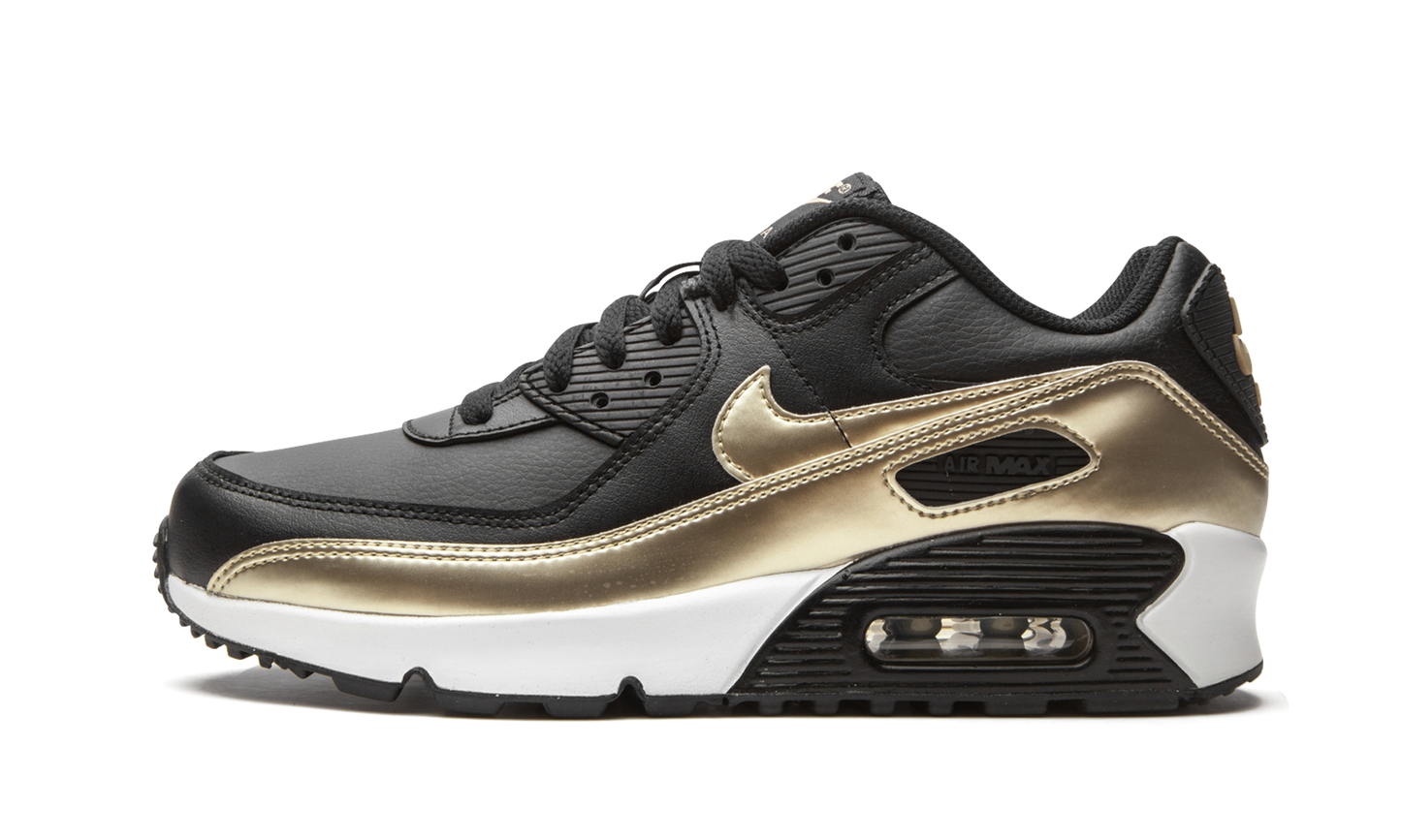 Air Max 90 LTR GS "Black / Metallic Gold"