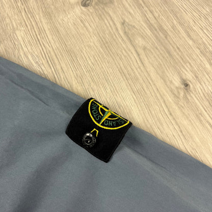 Stone Island Zip Overshirt - Avio Blue