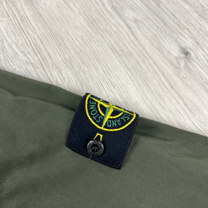 Stone Island Zip Overshirt - Military
