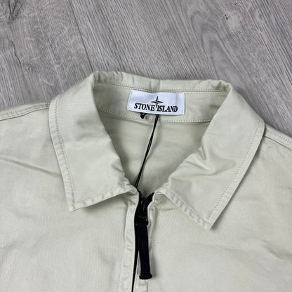 Stone Island Zip Overshirt - Sand