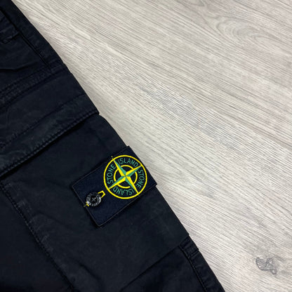 Stone Island Cargo Trousers - Black