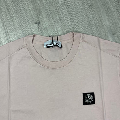 Stone Island Patch T-Shirt - Rose