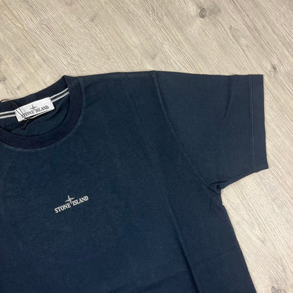 Stone Island Printed T-Shirt - Navy