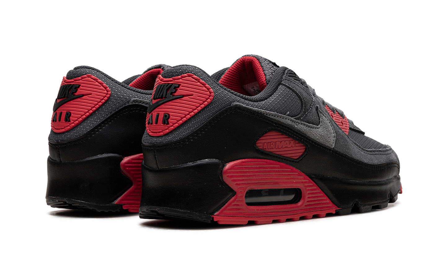 Air Max 90 "Smoke Grey Fire Red"