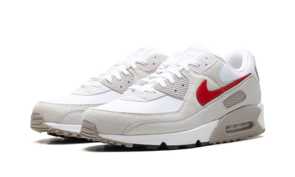 Air Max 90 "White College Grey Vast Grey University Red"
