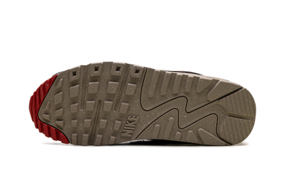 Air Max 90 WMNS "Phantom Black Fire Red Light British Tan"