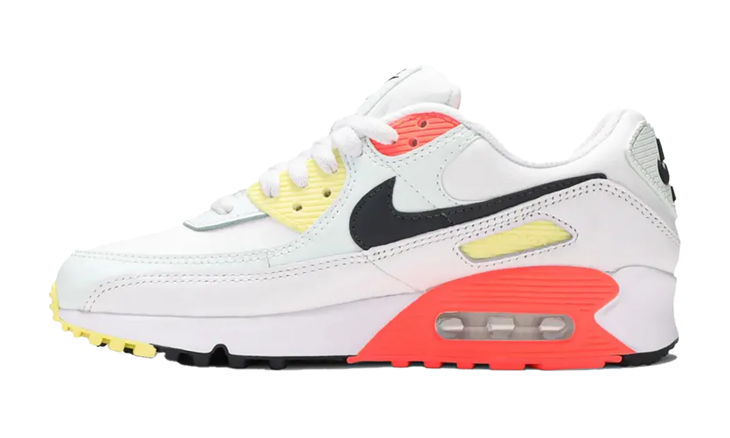 Air Max 90 WMNS "White Barely Green Bright Mango"